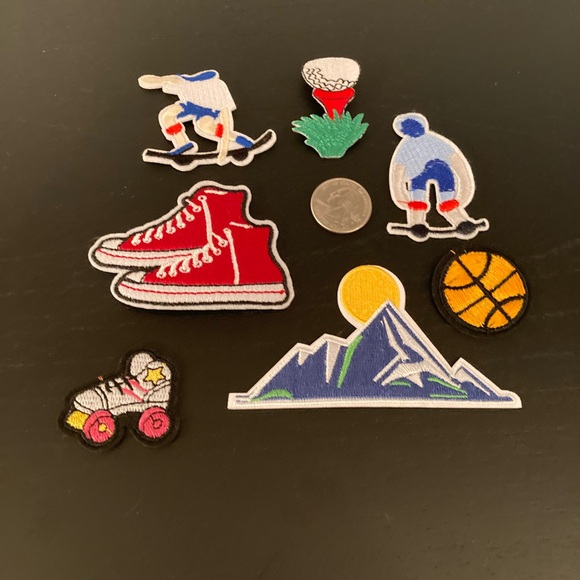 🔹NWOT🔹Bundle of Sports Iron on Patches - Picture 3 of 10